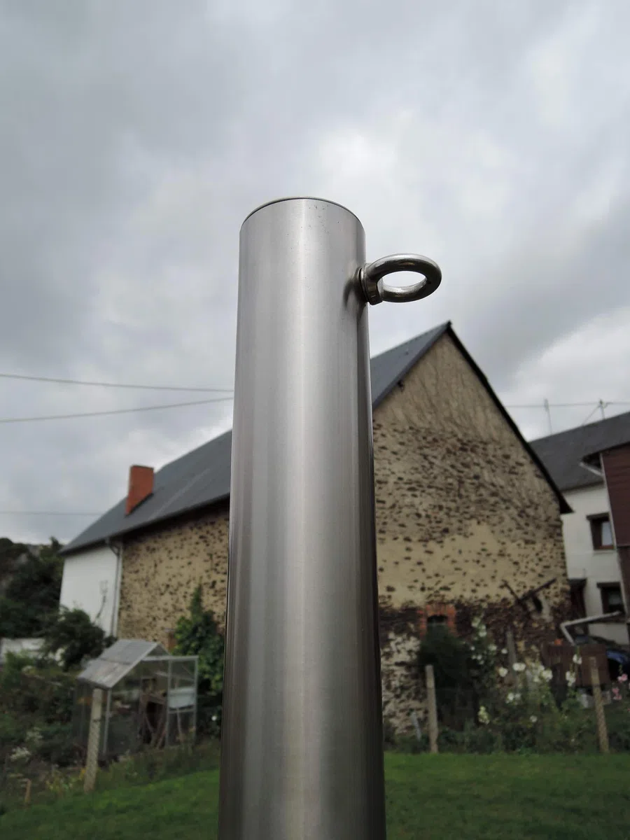 Sonnensegelmast Edelstahl 6015/2-1