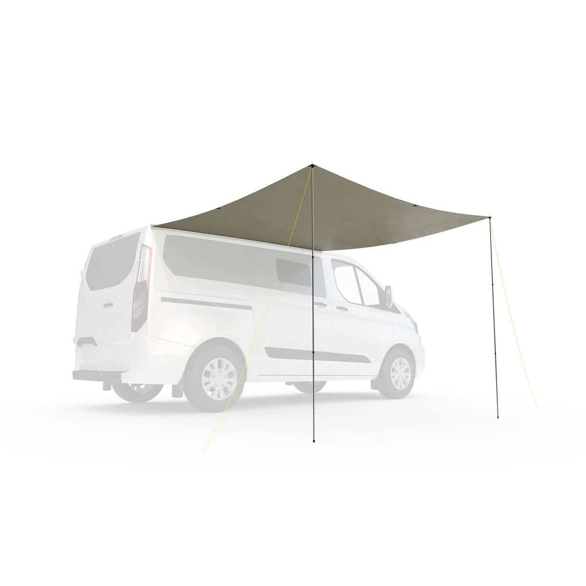 Tatonka Van Tarp (250 x 250 cm) - Vordach für Camping-Busse verschiedener Herstellermarken - Zur Befestigung in Kederschienen (7 BZW. 3,5 mm) - Als Regenschutz oder Sonnensegel verwendbar