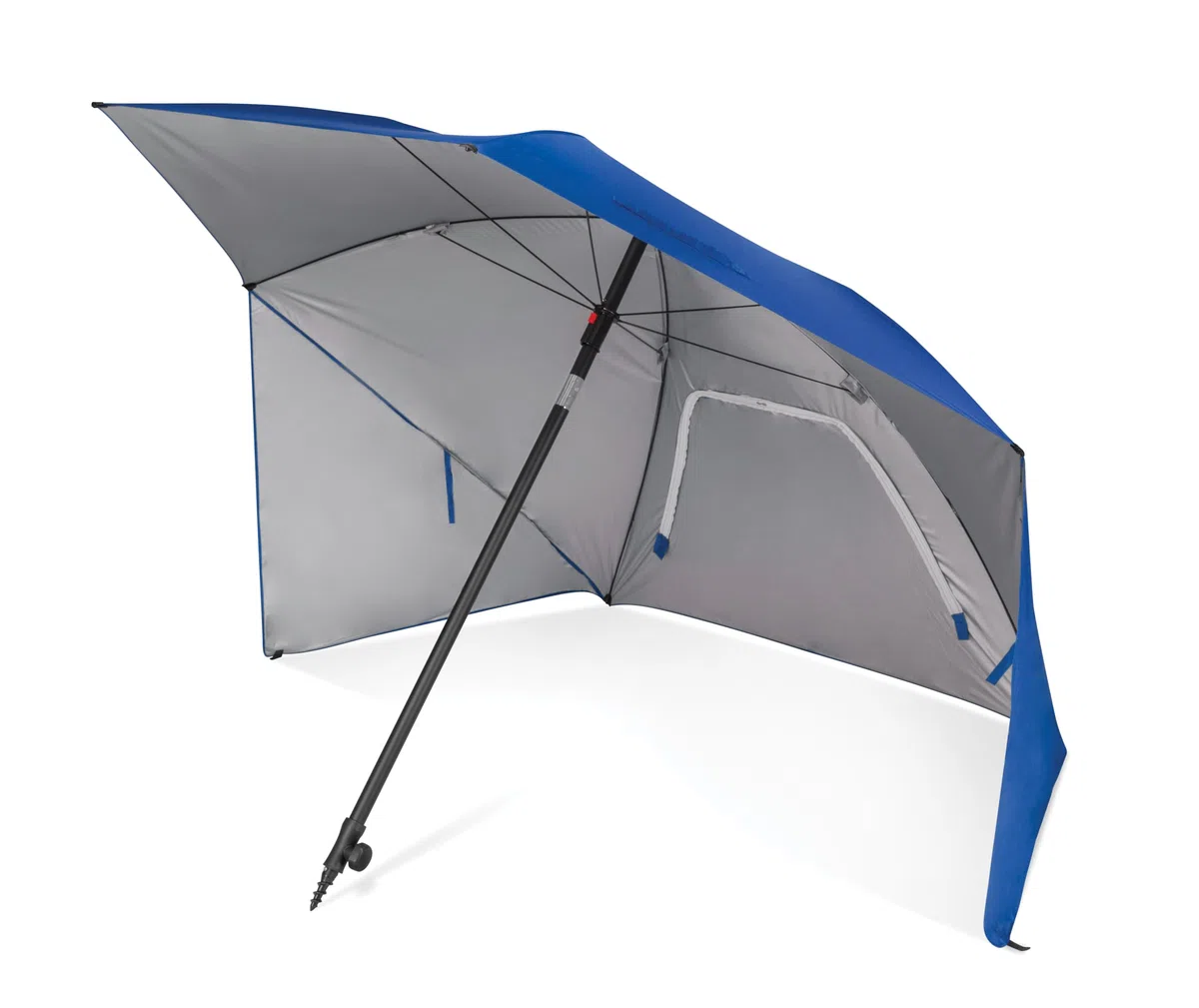 Sport-Brella Ultra Sonnenschirm LSF 50+, abgewinkelter Schirm für optimale Sichtlinien bei Sportveranstaltungen (2,4 Fuß)