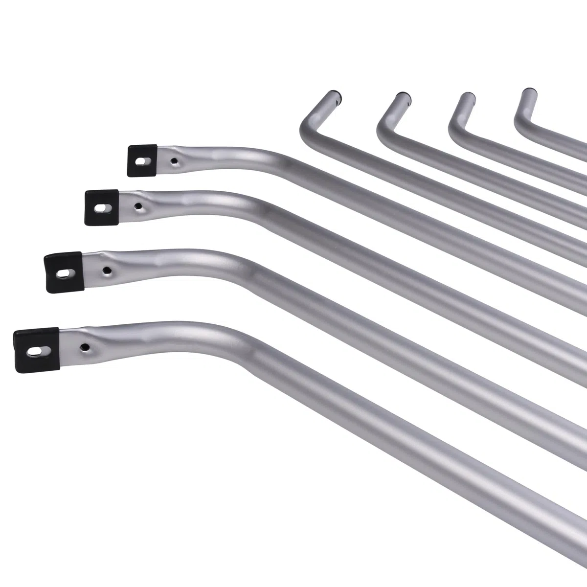 your GEAR Windbreak Pole Set - Teleskopierbare Aluminiumstangen für Camping Sicht- und Windschutz, stabil und einfache Montage - 100 bis 180 cm