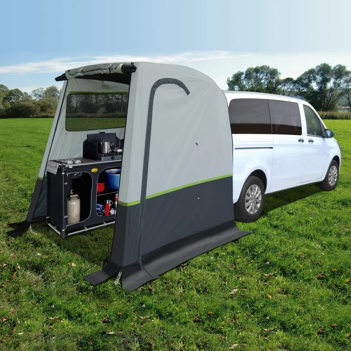 Heckzelt 195x200 do Mercedes Vito, V-Klasse, MarcoPolo od 2015