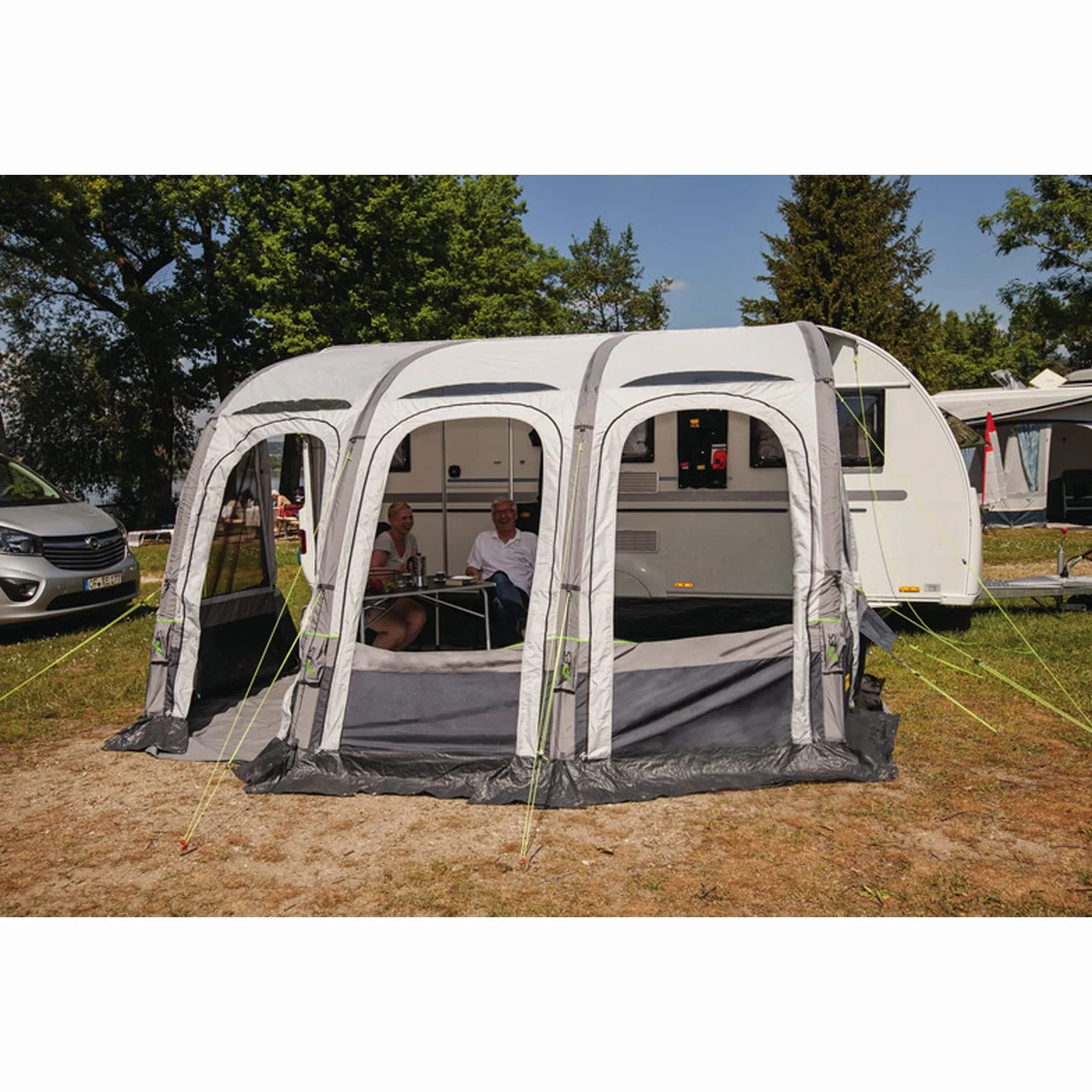 Vorzelt Marina Air aufblasbar Luftvorzelt versch. Größen Zelt für Wohnwagen Wohnmobil Campingbus (290cm)