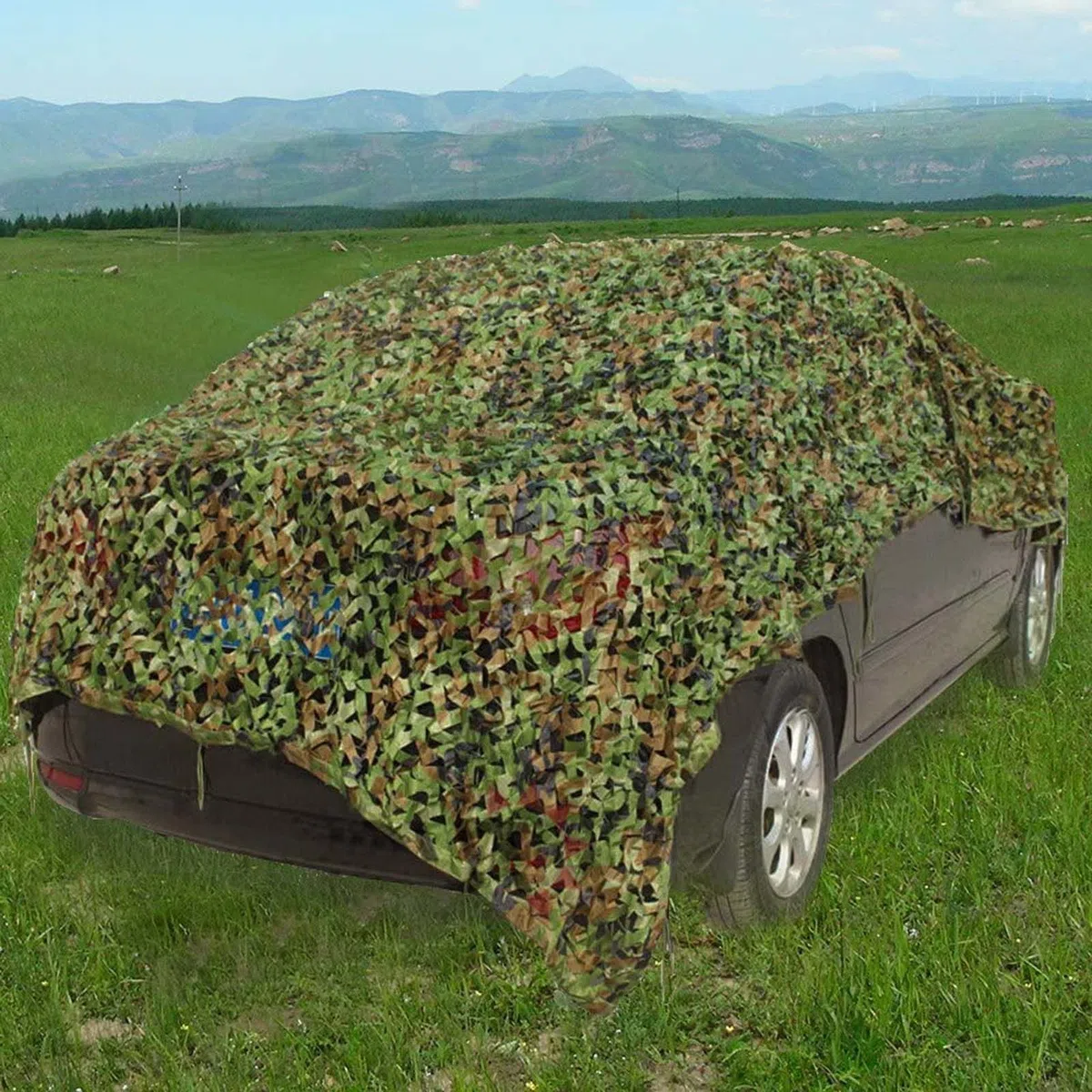 Waldlandschaft Camouflage Netz,Bundeswehr Verstärktes Tarnnetz,Sonnensegel,Dekoration,Camping,Jagd,Tarnung Netz Sichtschutz 2m 3m 4m 5m 6m 7m 8m 9m 10m Tarnnetz Sonnenschutz,Jungle-1.5x10m(4.9x32.8ft)