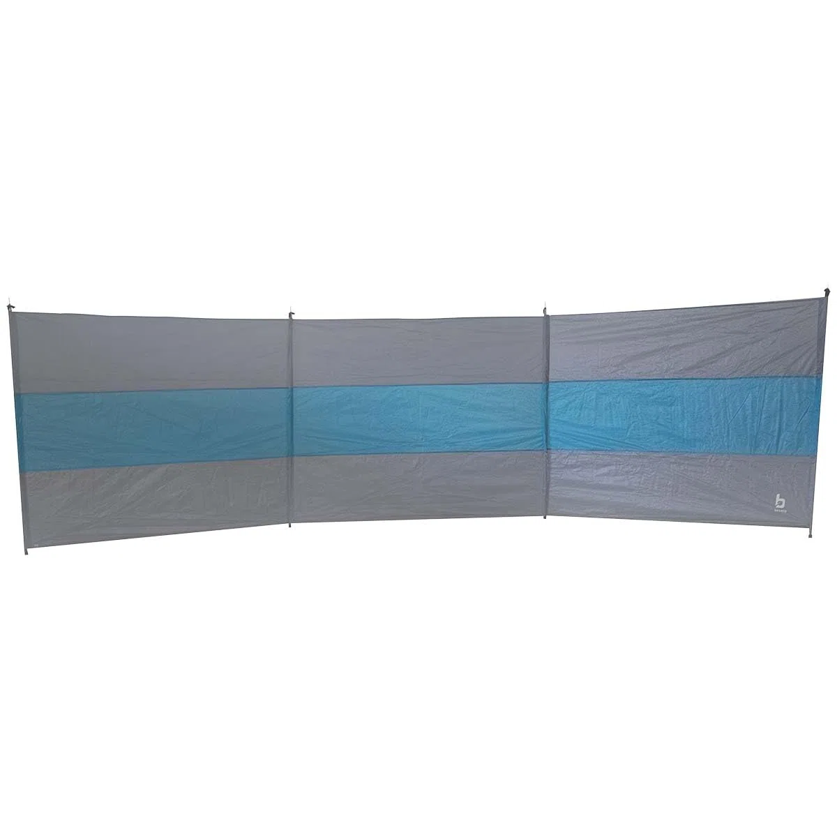 Bo-Camp - Windschutz - Brendan - Grau-Blau - grau/blau