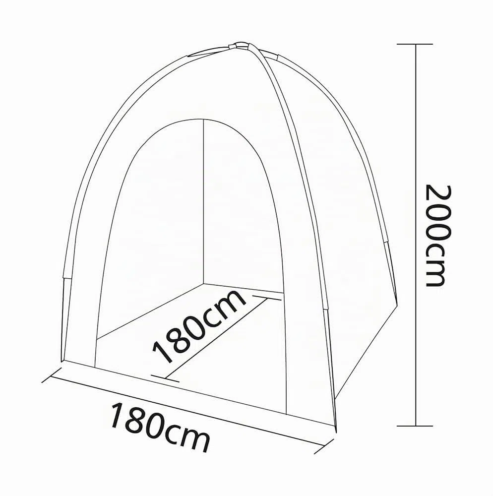 Bo-Camp Lagerzelt Medium 1,8x1,8x2 Meter