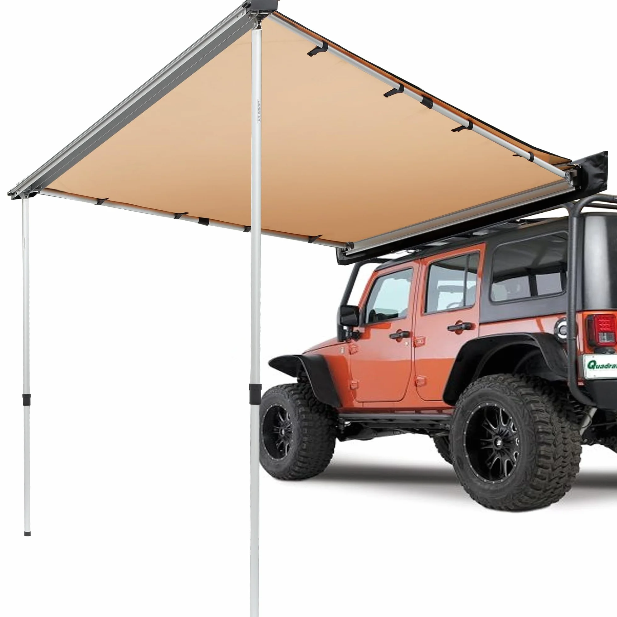 VEVOR Sonnensegel Wohnwagen 1,4x2m UV50+ UV-Schutz Markise 280g Polyestergewebe PU3000mm Wasserdicht inkl. PVC-Tasche