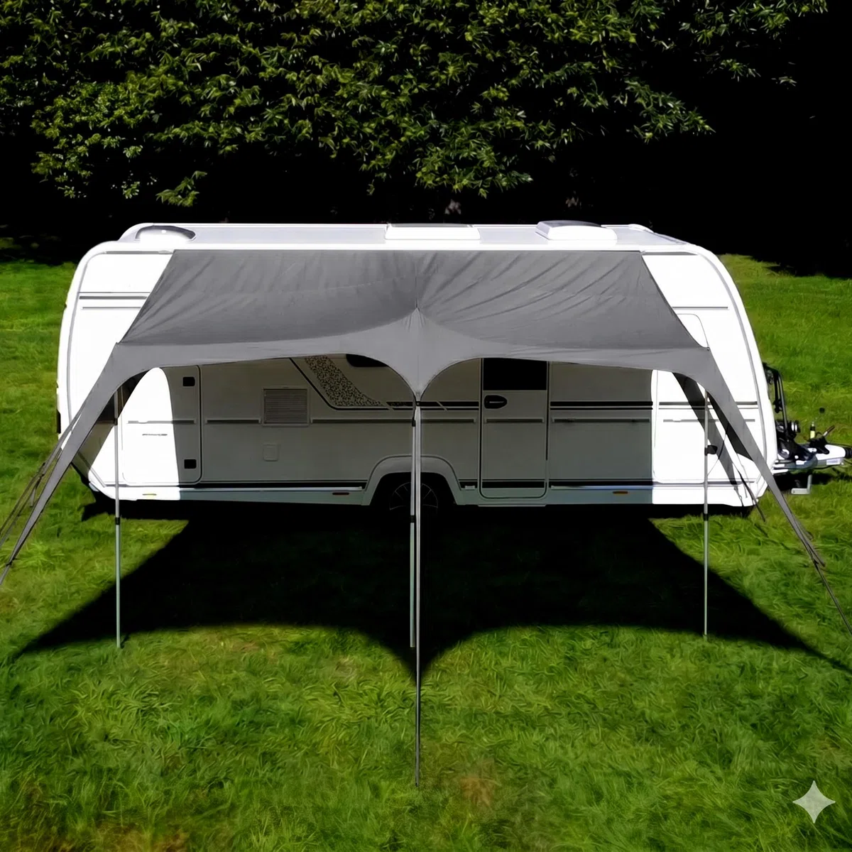 GEAR Scilla PES 450 x 250 Caravan Tarp Sonnensegel Wohnmobil Sonnendach