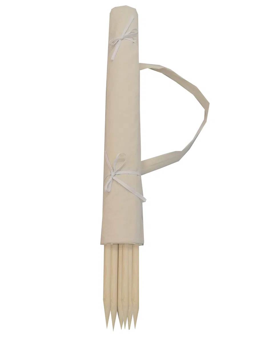 Windschutz 8m Strand Garten Meer Sichtschutz 100% unbehandelte Baumwolle Camping Blickschutz Natur Ökologisch Trennenwand