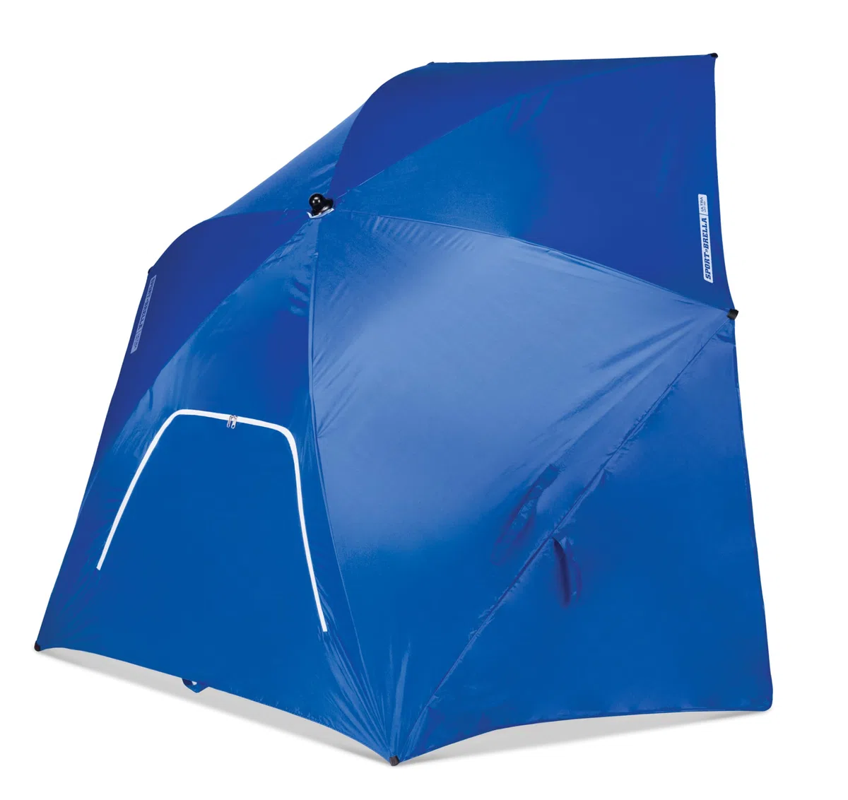 Sport-Brella Ultra Sonnenschirm LSF 50+, abgewinkelter Schirm für optimale Sichtlinien bei Sportveranstaltungen (2,4 Fuß)