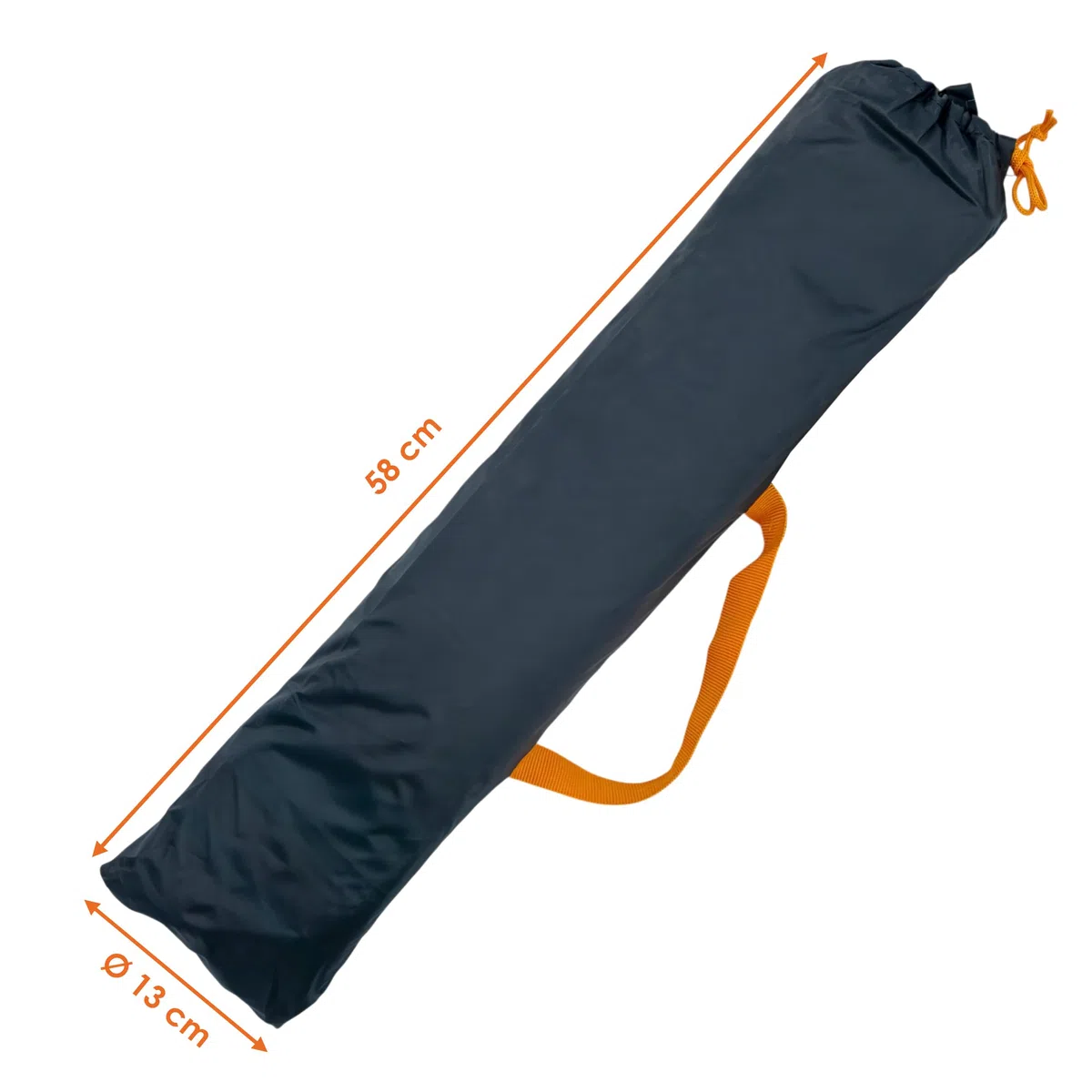 Strand Windschutz grau mit Tragetasche - 400 x 140 cm - Camping Sichtschutz mit Seil und Heringen - Strandzaun Blickschutz See Meer Garten Pool Sicht Schutzwand Spanische Wand