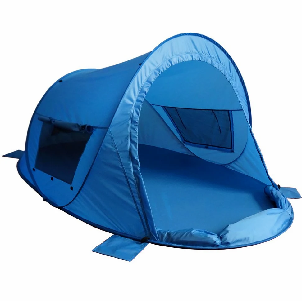 Outdoorer Strandmuschel Zack Premium Family Pop Up UV 80 Sonnenschutz