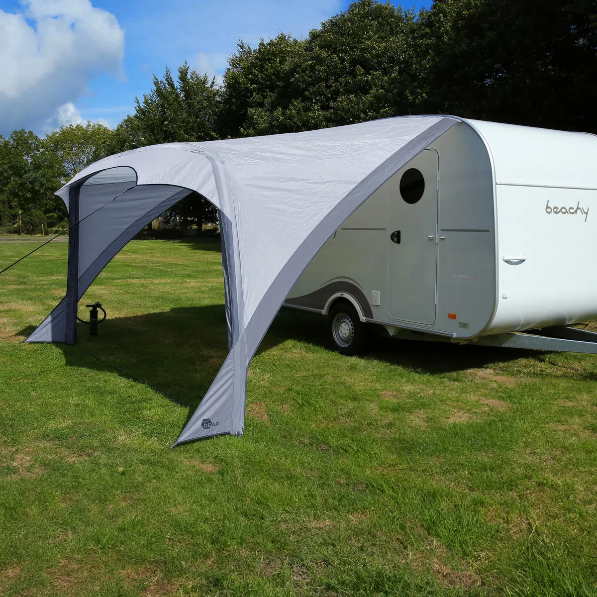 your GEAR Amalfi Air - Caravan Sonnensegel, aufblasbares Vorzelt, UV 50+, perfekt für Wohnwagen Beachy 360/420/450 von Hobby (Gr. 360)