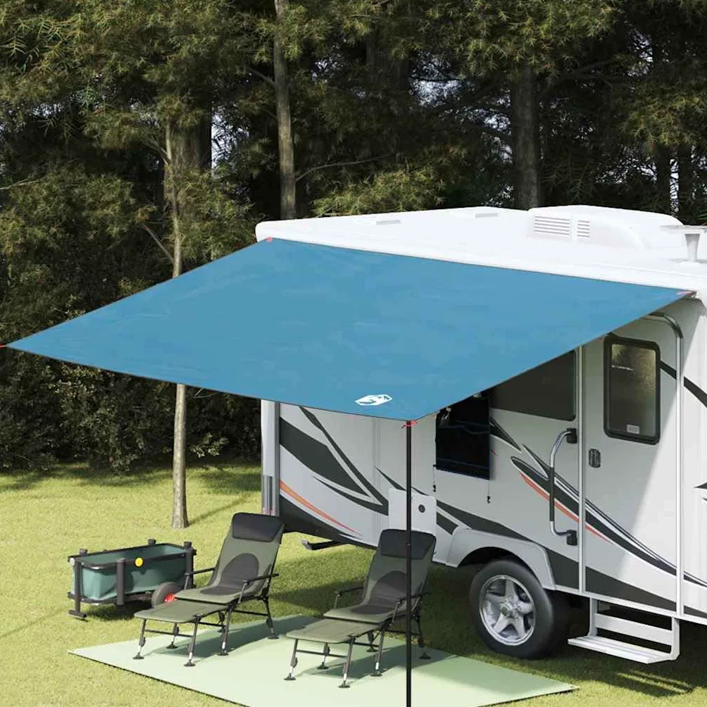 Wohnwagenmarkise x wasserdicht Grün TAFT Vorzelt Outdoor Campingzelt mit Stahlstangen Spannseilen Heringe für Sommerreise